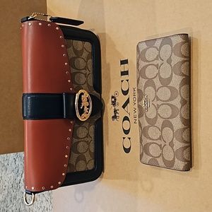 Crossbody bag with matching wallet